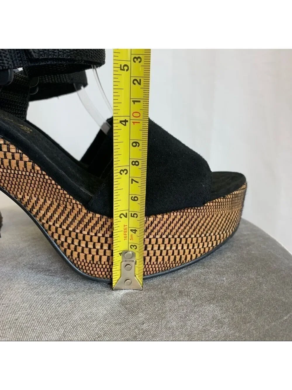 FREE People Sport Society Platform Sandals black Sz 41🔥